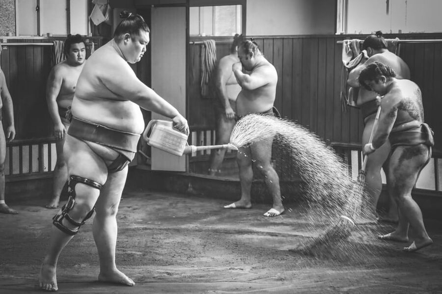 Tokyo: Not a show- a professional sumo practice with experts - Shinya’s Explanation Adds More Than Basic Sumo Rules