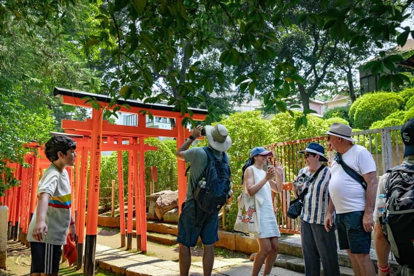 Tokyo: Old Quarter Yanaka Walking Tour - Yanaka Cemetery beneath the trees