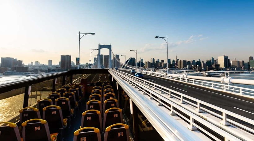 Tokyo: Open Top Panoramic Sightseeing Bus with Audio Guide - What the Tokyo Station departure is really like