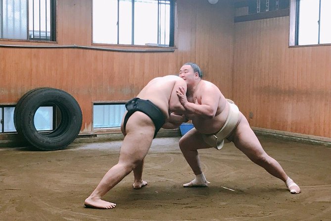 Tokyo Ryogoku Sumo Morning Practice + Photo Shoot with Wrestlers - What you may see during practice