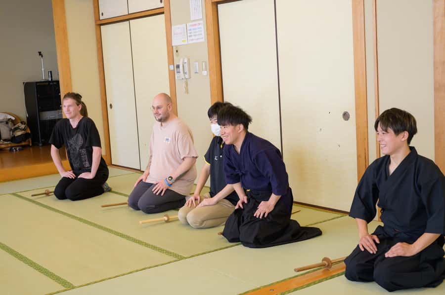 Tokyo: Samurai Adventure! Authentic Sword Experience - Holding the wooden sword and learning the first swings