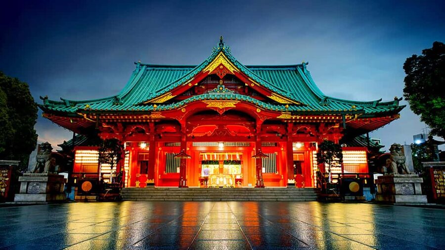 Tokyo: Samurai Entertainment Night Show in Kanda Shrine - Kanda Myojin after dark