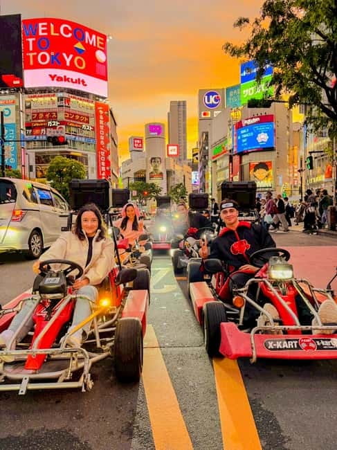 Tokyo: Shibuya and Shinjuku Streets Guided Go-Karting Tour - Shinjuku and Yoyogi Park: an easy opening stretch