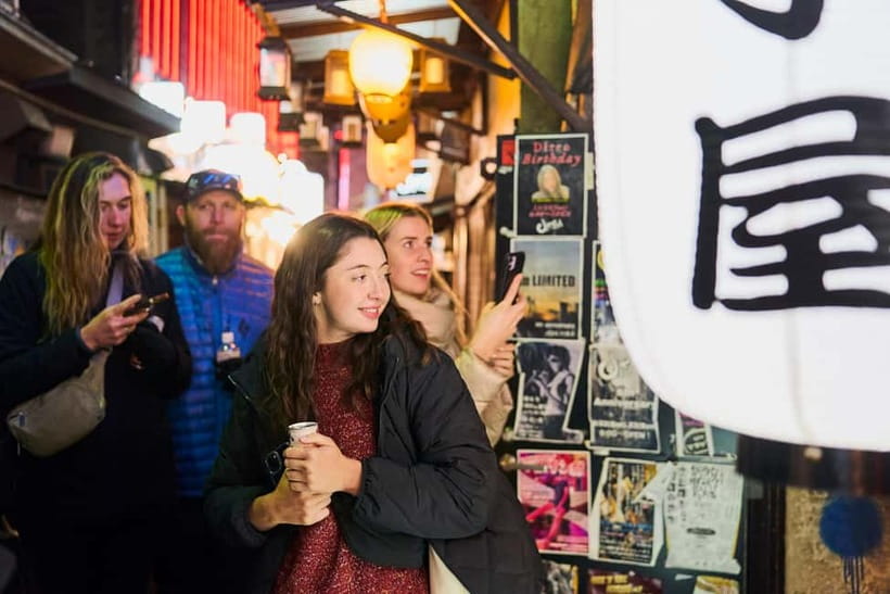 Tokyo: Shinjuku Nightlife & Secret Backstreets Walking Tour - Golden Gai: small bars in a maze of lanes