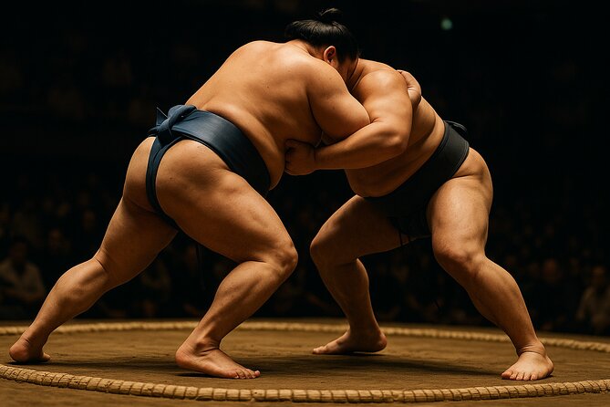 Tokyo Shinjuku Sumo Show & Experience with Photo - Live demonstrations from two sumo wrestlers