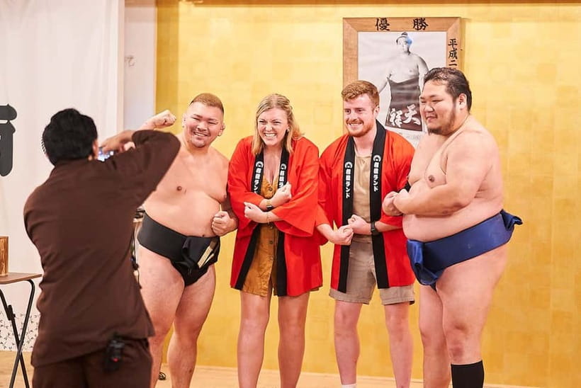 Tokyo Sumo Experience: Chanko & Mochi with a Former Pro - Mochi pounding is more than a dessert break