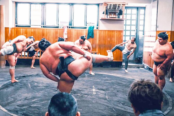 Tokyo: Sumo Morning Practice Viewing Tour at a Real Stable - Sitting beside the ring during morning practice