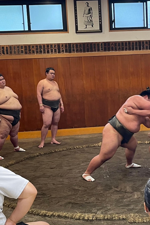 Tokyo: Sumo Morning Practice with Photo Banzuke and Guide - Walking back and the seven-hour schedule