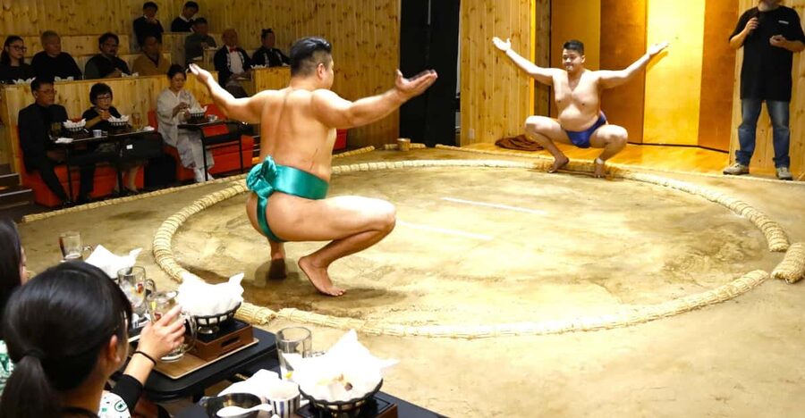 Tokyo: Sumo Show Experience with Chicken Hot Pot and a Photo - The farewell photo and souvenir set