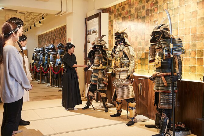 Tokyo Sword Experience - includes Museum Ticket/Ninja Experience - Throwing ninja stars after the sword class