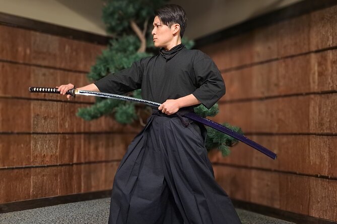 Tokyo Sword Experience - includes Museum Ticket/Ninja Experience - Learning iaido with a safe replica sword