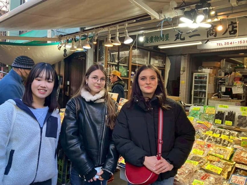 Tokyo: Tsukiji walk & sushi private tour with Uni Students - Namiyoke Inari Jinja and the market’s spiritual side