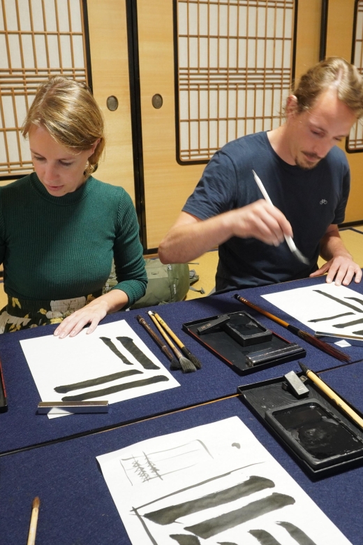 Try Mindful Calligraphy Near Kanazawa's Ninja Temple - The first lesson: brush, ink, paper, and meaning