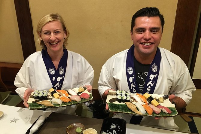Tsukiji Fish Market Guided Tour and Sushi Making with Pro Chef - The mini wholesale area and Nippon Fish Port Market