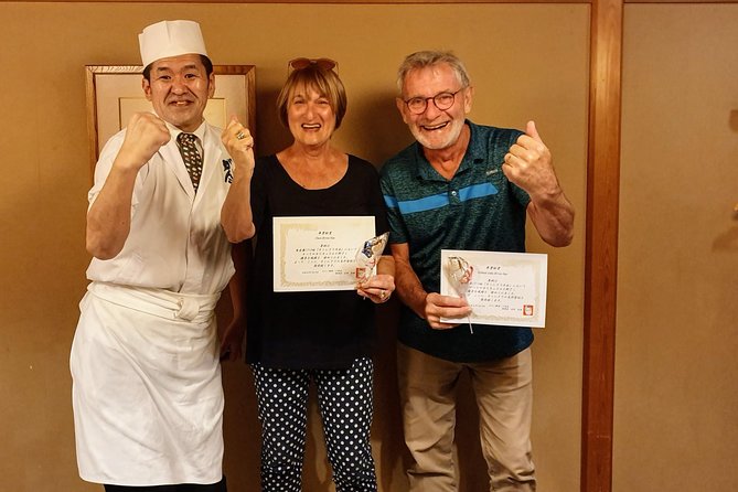 Tsukiji Fish Market Guided Tour and Sushi Making with Pro Chef - Learning sushi on the third floor