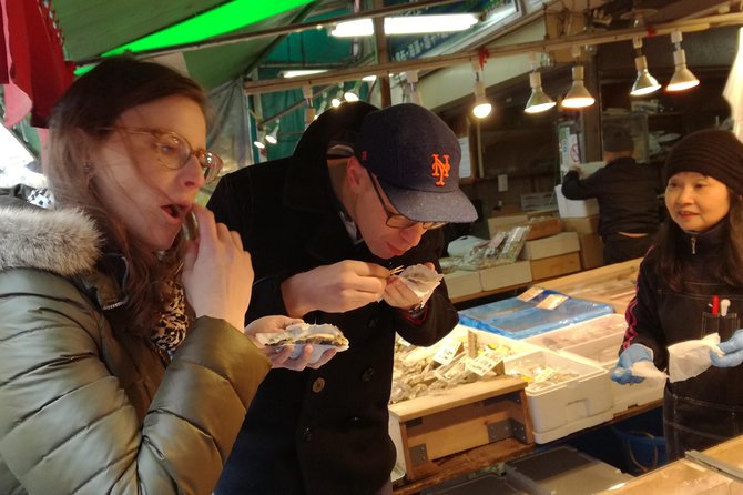 Tsukiji Food and Toyosu Market with Government-Licensed Guide - Namiyoke Inari Shrine and the sea reclaimed from Tokyo Bay