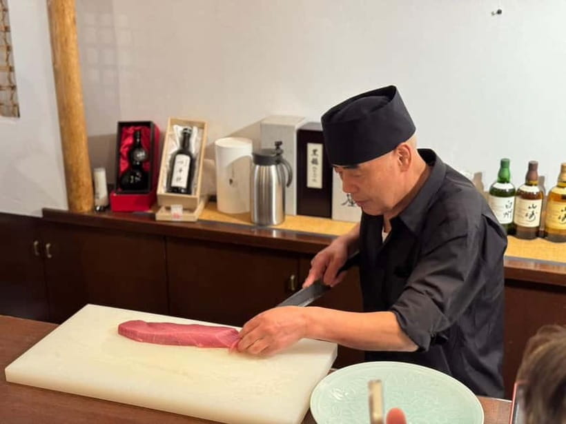 Unlimited Sake Tasting with Sushi Omakase tasting in Tokyo - What the 90 minutes actually look like